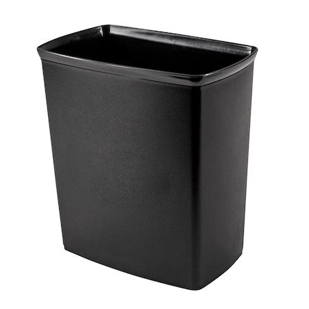 Hapco-Elmar 10 qt. Rectangular Trash Can SB4060BLK